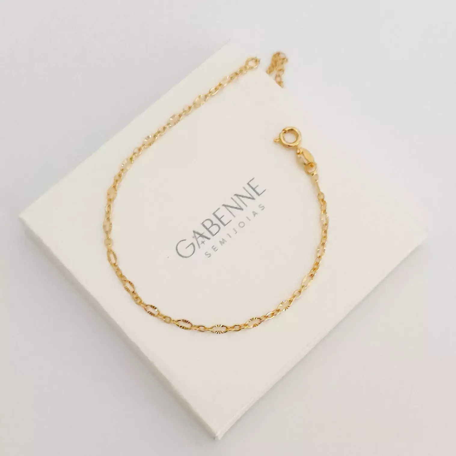 Pulseira 1x1 Laminada Descrição: Não há.