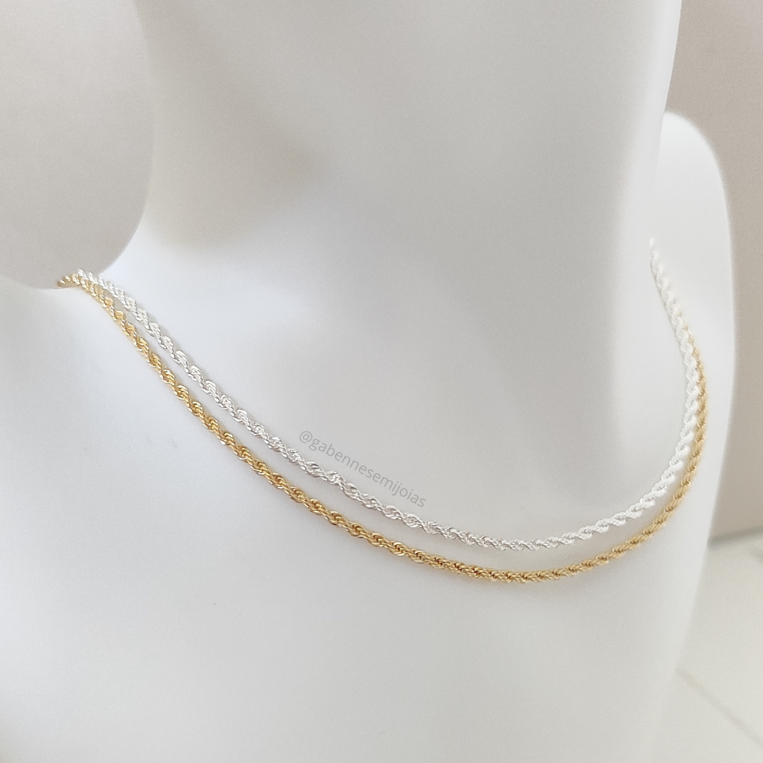Choker Cordão Baiano 2mm Descrição: Não há.